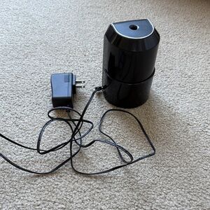 Sleek Black Electric Pencil Sharpener